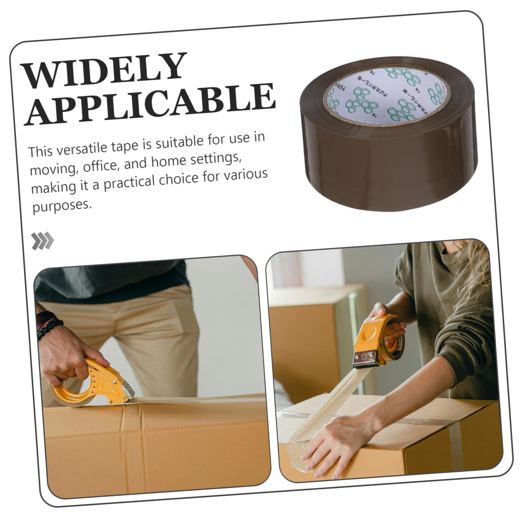 GLEAVI 5rollen Packband Versandverpackungsband Für Umzugskartons Und Verschlüsselung Mit Starkem Klebeband Für Sichere Verpackung