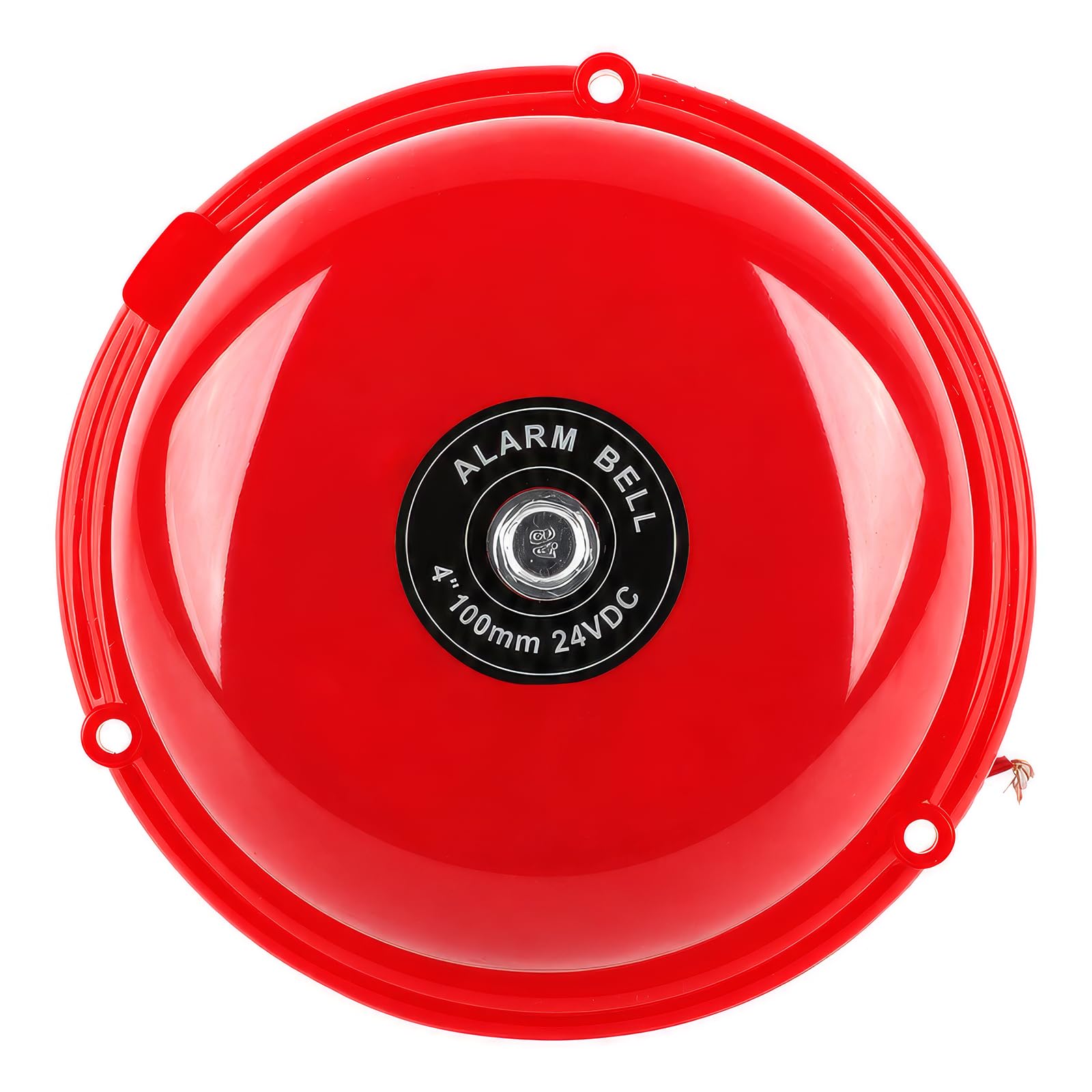 Fielect 4" Alarm Bell DC 24V Fire Alarm Bell Stainless Steel Electric Bell Security Alarm Bell Internal Strike Type General Purpose Bell for School, Factory, Warehouse-image-21