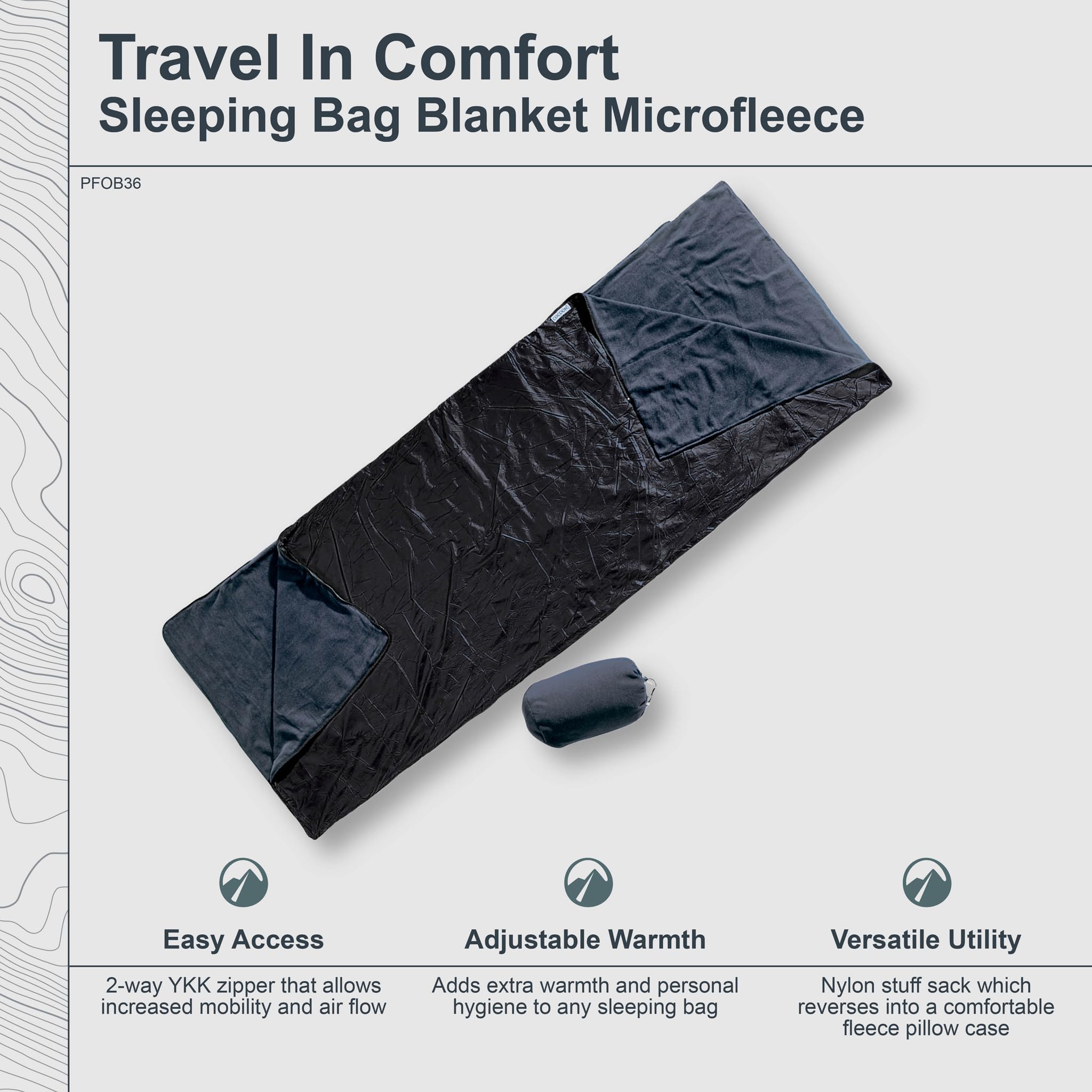 Cocoon Fleeceschlafsack Outdoor Blanket - Microfleece