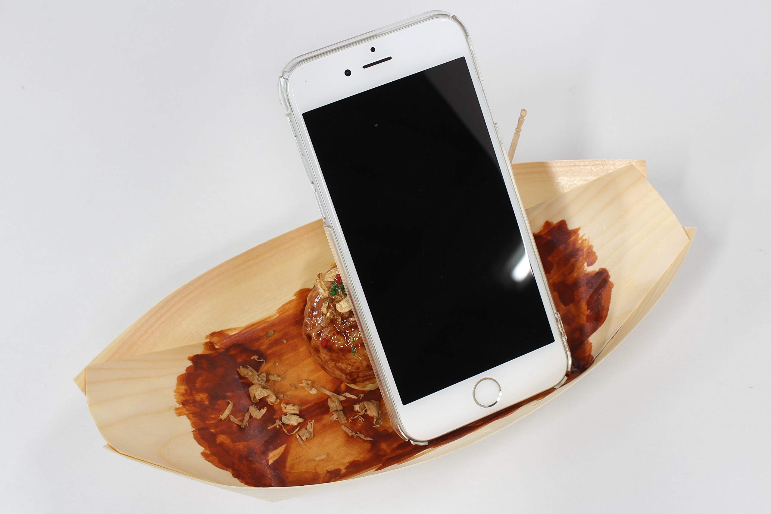 Amazon.co.jp: 食品サンプル たこ焼き舟盛り食べかけ スマホスタンド