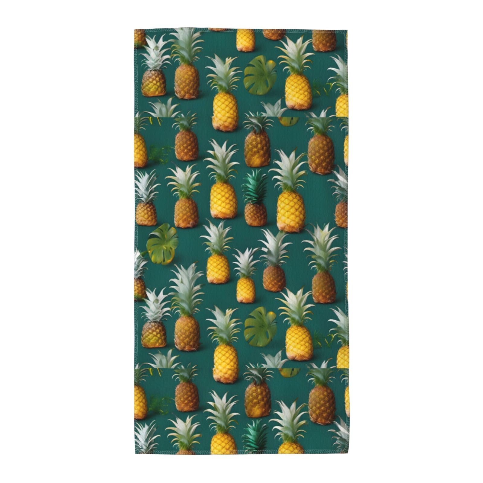 Cbaaghh Tropical Fruit Paradise Print Towel, Towels Thick Face Towels Fast Drying Washcloth For Bath, Spa, Gym
