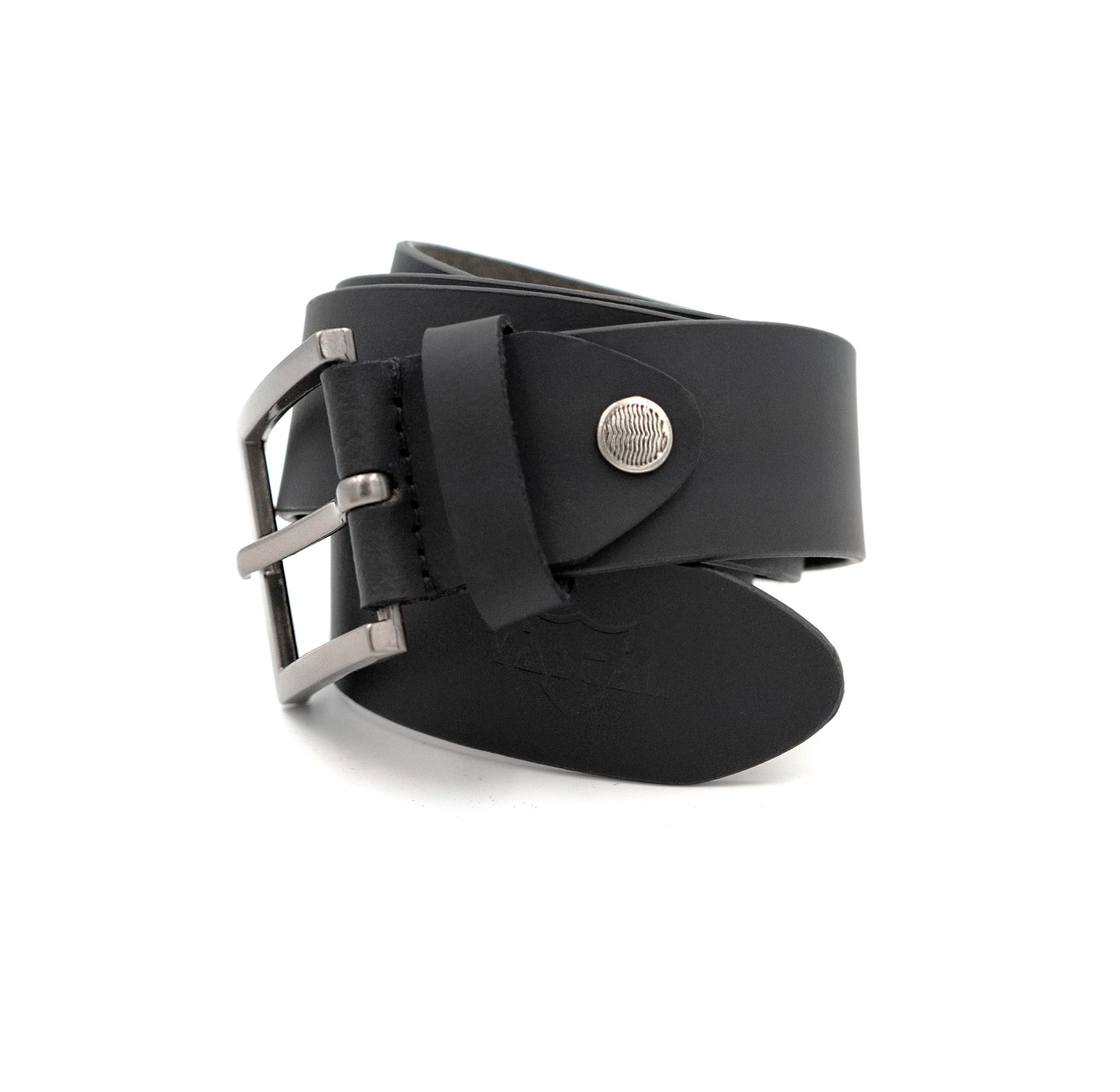 Pure Leather Belt | Classic Die-Cast Pin Buckle | Formal & Casual Wear | Formal Belt For Men