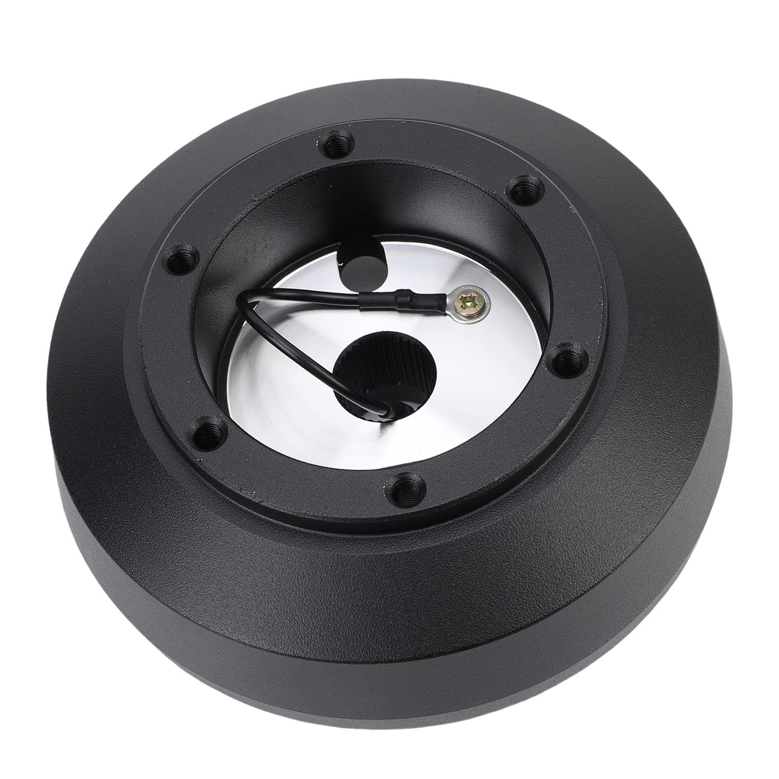 Adattatore per Corto Volante, Rivestimento in Alluminio Nero Ad Alta Resistenza Realizzato con Precisione per un Migliore Controllo della Risposta dello Sterzo, con Camioncini