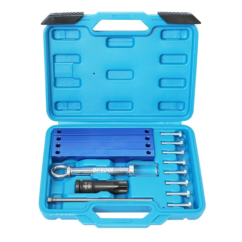 Kit de Ferramentas para Alinhamento e Travamento do Comando de Válvulas Benz M157 M276 M278 com Extrator de Injetores DPTOOL HTZ201805