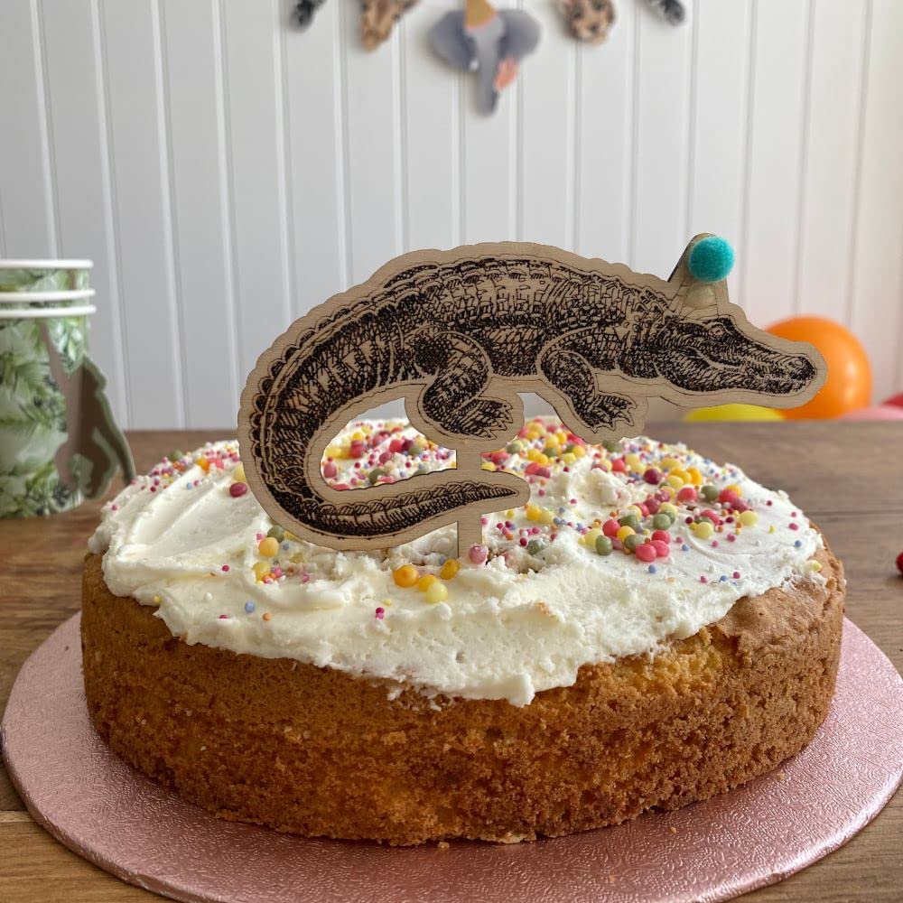 25 Stück Dschungel Tiere Cake Topper - Lustige Tier-Deko Für Kindergeburtstag & Baby Shower