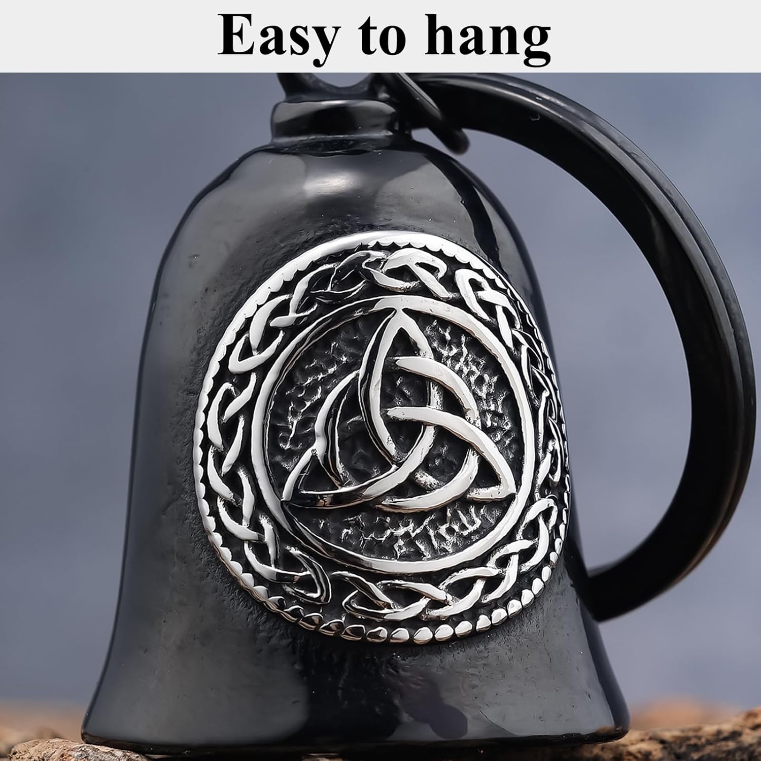 Motorcycle Celtic Bell - Motorcycle Key Chain The Evil Road Spirits of The Road Will be trapped in The Bell - Image 2