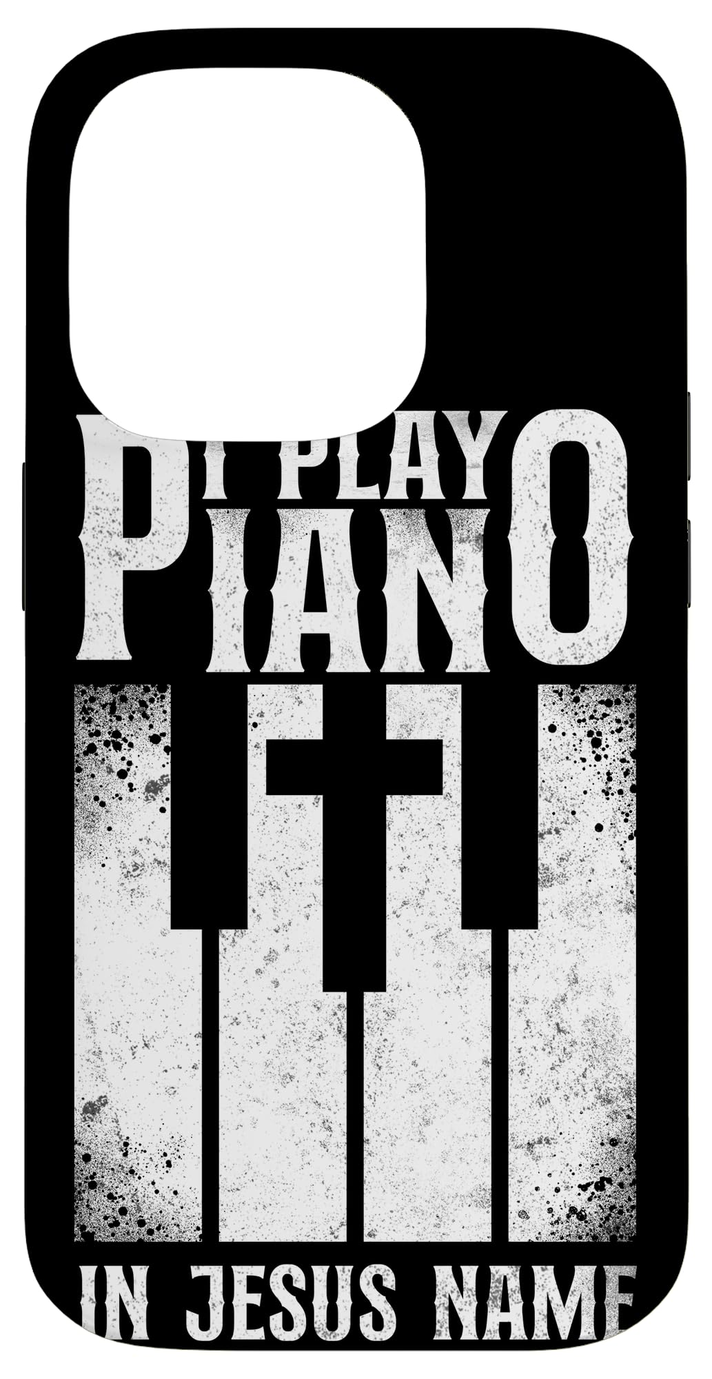 Piano Teacher Pianist Keyboard Cross Jesus Christian Case for iPhone 14 Pro