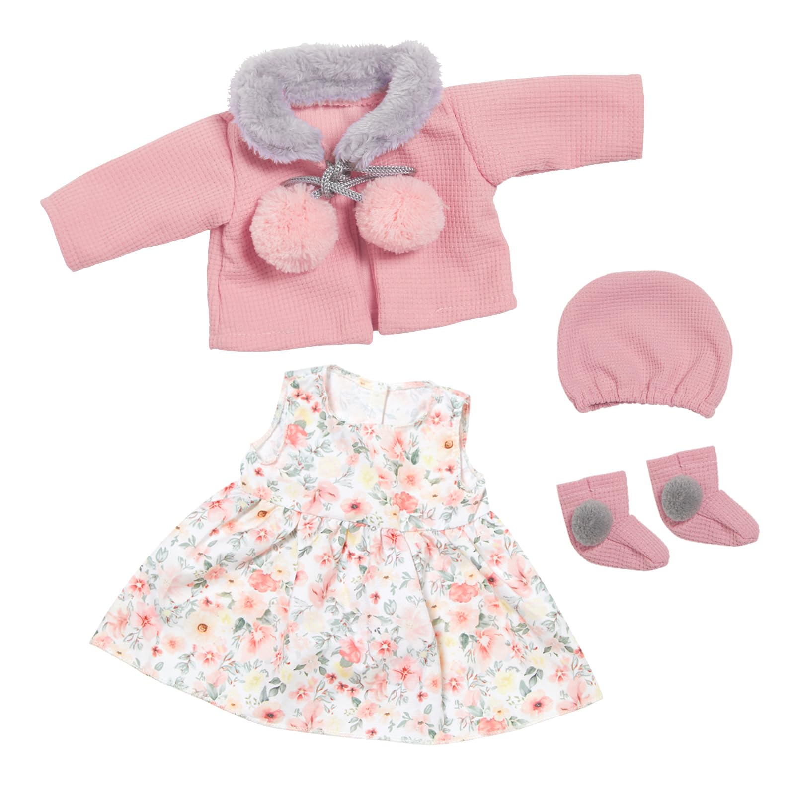 Ruikdly Vêtements de Poupée pour Bébé 43-48cm, avec Manteau, Chemise, Pantalon et Chaussettes, Accessoires pour Poupée - Poupées Non Incluses Ruikdly Vêtements de Poupée pour Bébé 43-48cm, avec Manteau, Chemise, Pantalon et Chaussettes, Accessoires pour Poupée - Poupées Non Incluses
