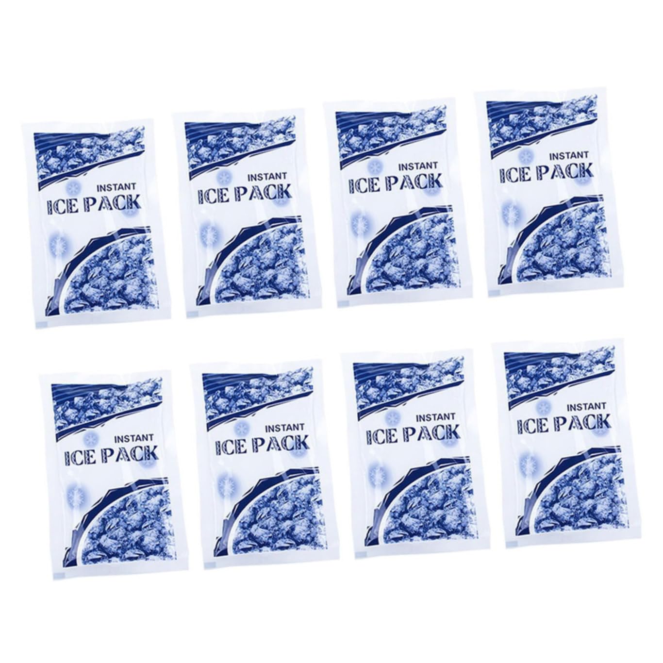 Einweg Sofortkühlpack 8 Stück aus Eis Kristallen für Hals und Torso