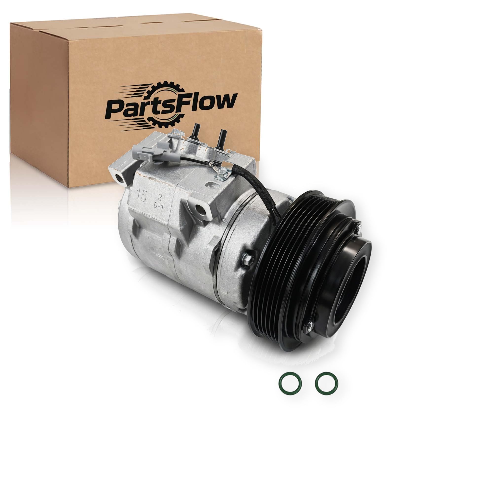 Air Conditioner Compressor w/Clutch Fits Toyota Sienna 2004-2006, Replaces CO10854C 8832008051