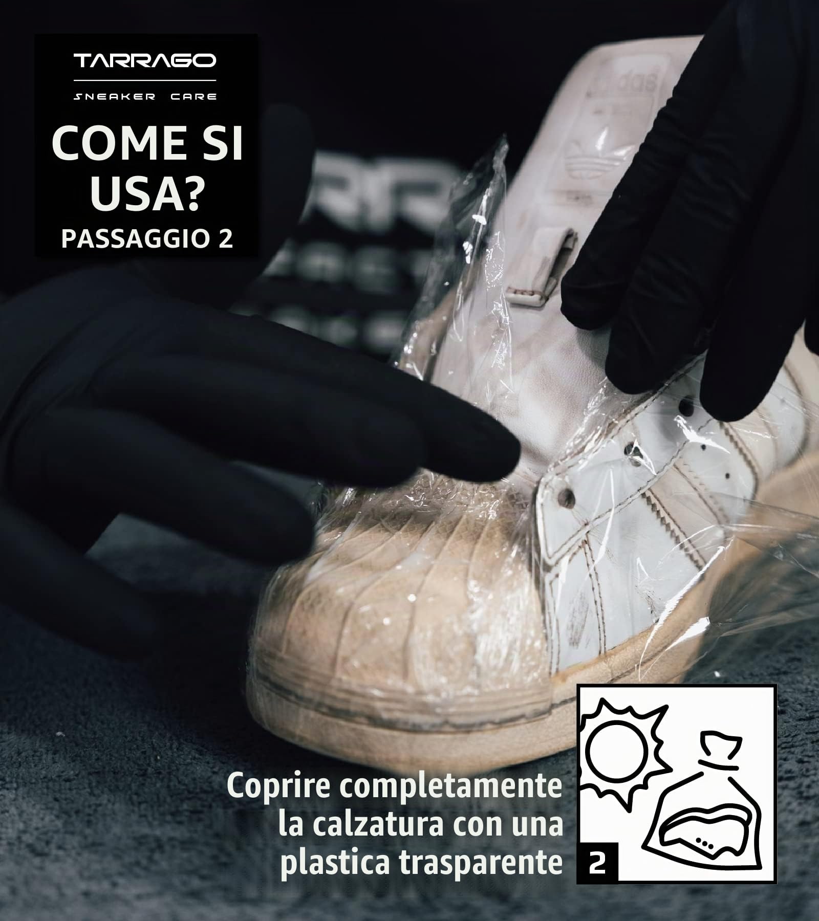 Tarrago | Sneakers Sole Restorer 115 ml | Ripristina il candore delle suole in gomma | Suole di scarpe candeggina