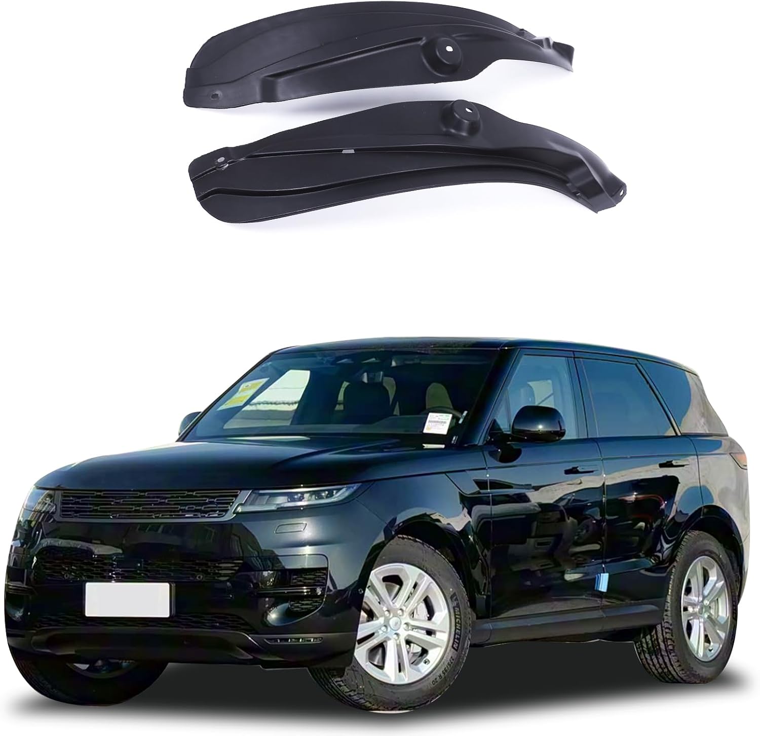 Rear Fender Flares Compatible with Land Rover Range Rover Vogue 2023 2024 2025 Accessories, Exterior Rear Mud Flaps Guards Accessories,2pcs