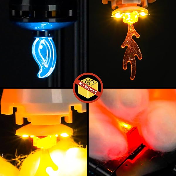 Set di luci LED compatibile con Lego 42221 NASA Artemis Space Launch System Rocket (nessun modello), set di illuminazione decorativa Compatible with Lego NASA Artemis Space Launch System Rocket - 5