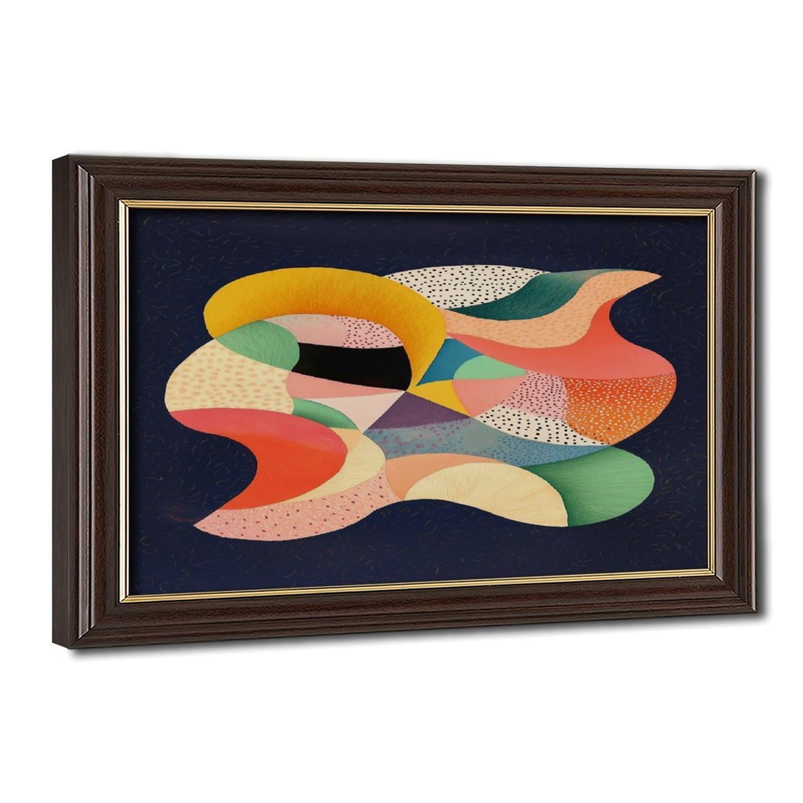 Pyberon Wave Dimension Poster Canvas Poster Bedroom Decor Landscape Office Room Decor Gift 20" L X 30" W