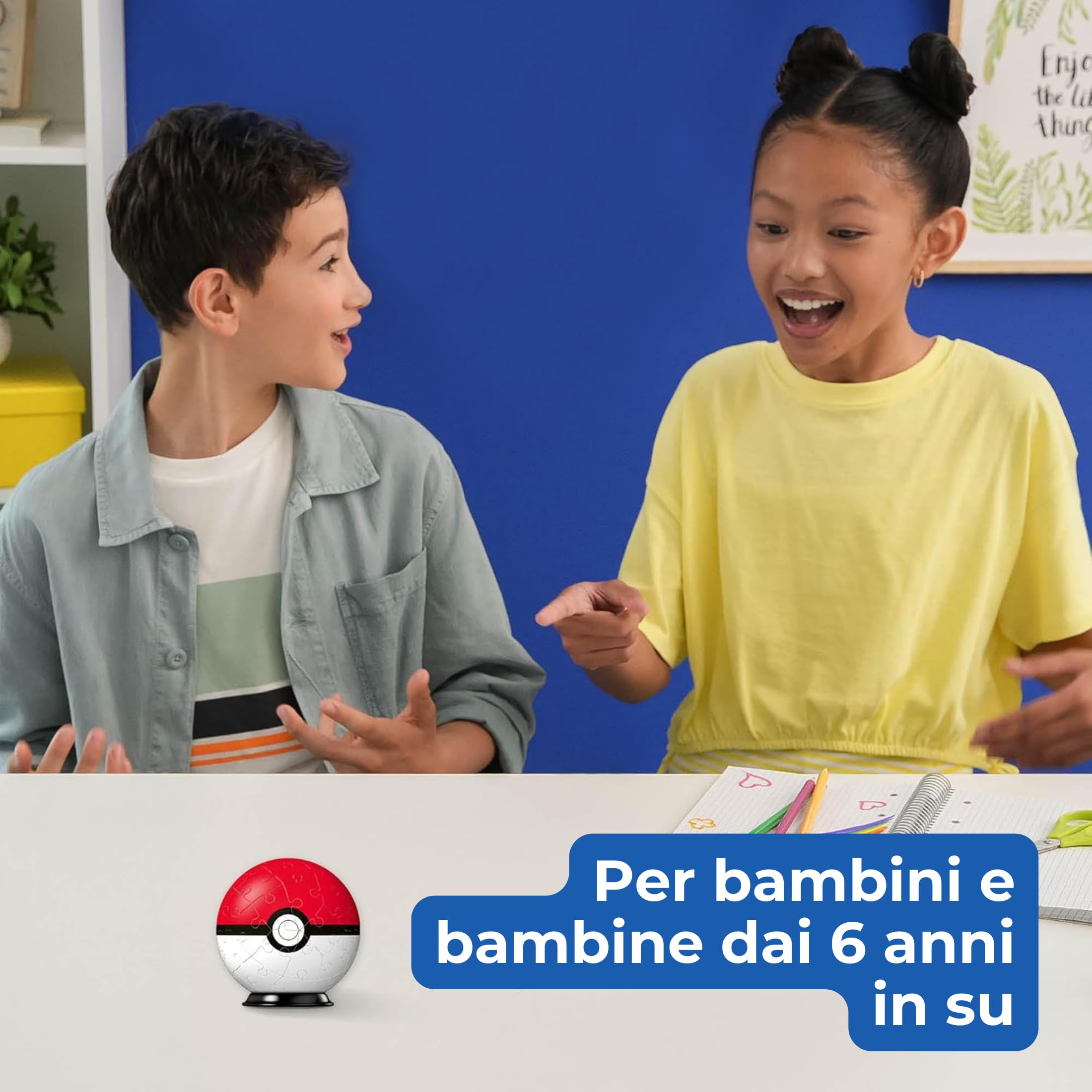 Ravensburger - Puzzle 3d Pokeball rossa 54 pezzi, Puzzle 3d bambini 6 anni o più, Giochi bambini 6 anni, Collezione Pokemon, Giochi divertenti, Idee regalo