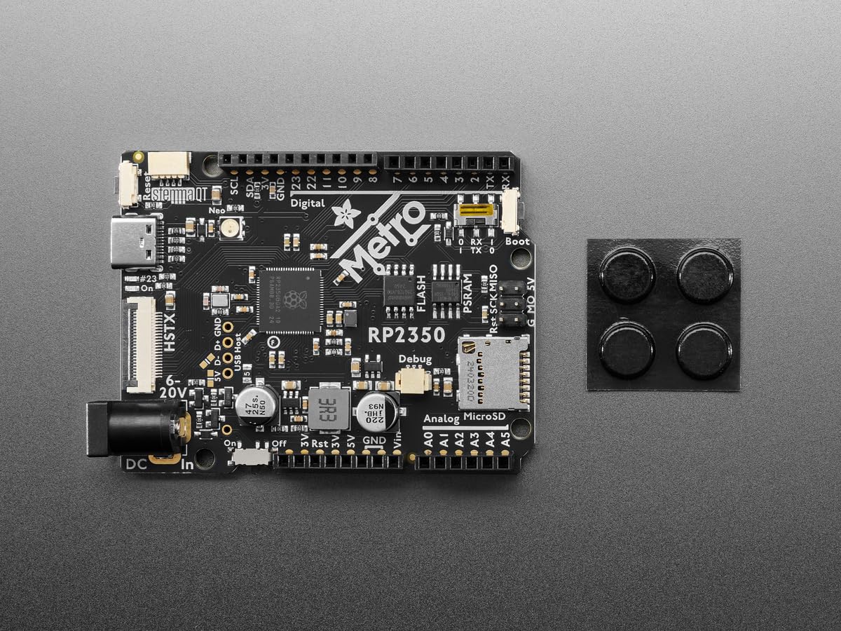 Adafruit Metro RP2350 con 8 MB PSRAM, 16 MB Flash, 6267