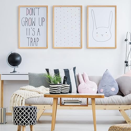 Vista 24 de Marco rústico de roble de 24 x 36 pulgadas, marco individual, marco para póster de 24 x 36 pulgadas, para obras de arte, rompecabezas, fotos