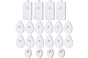 NURSAL TENS Unit Pads Replacement - 20 Pack Premium Self-Adhesive Electrode Pads...