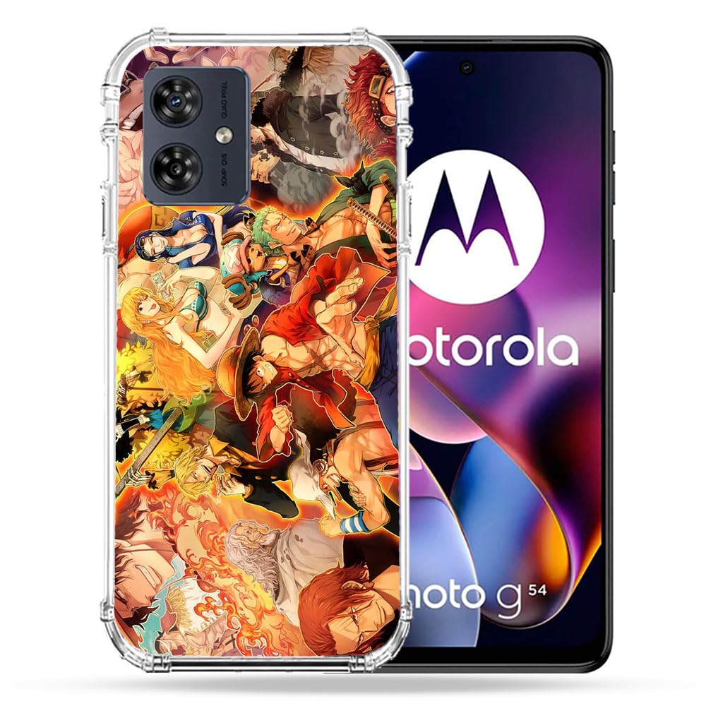 Cokitec Reinforced Case for Motorola G54 5G Manga One Piece Nakama