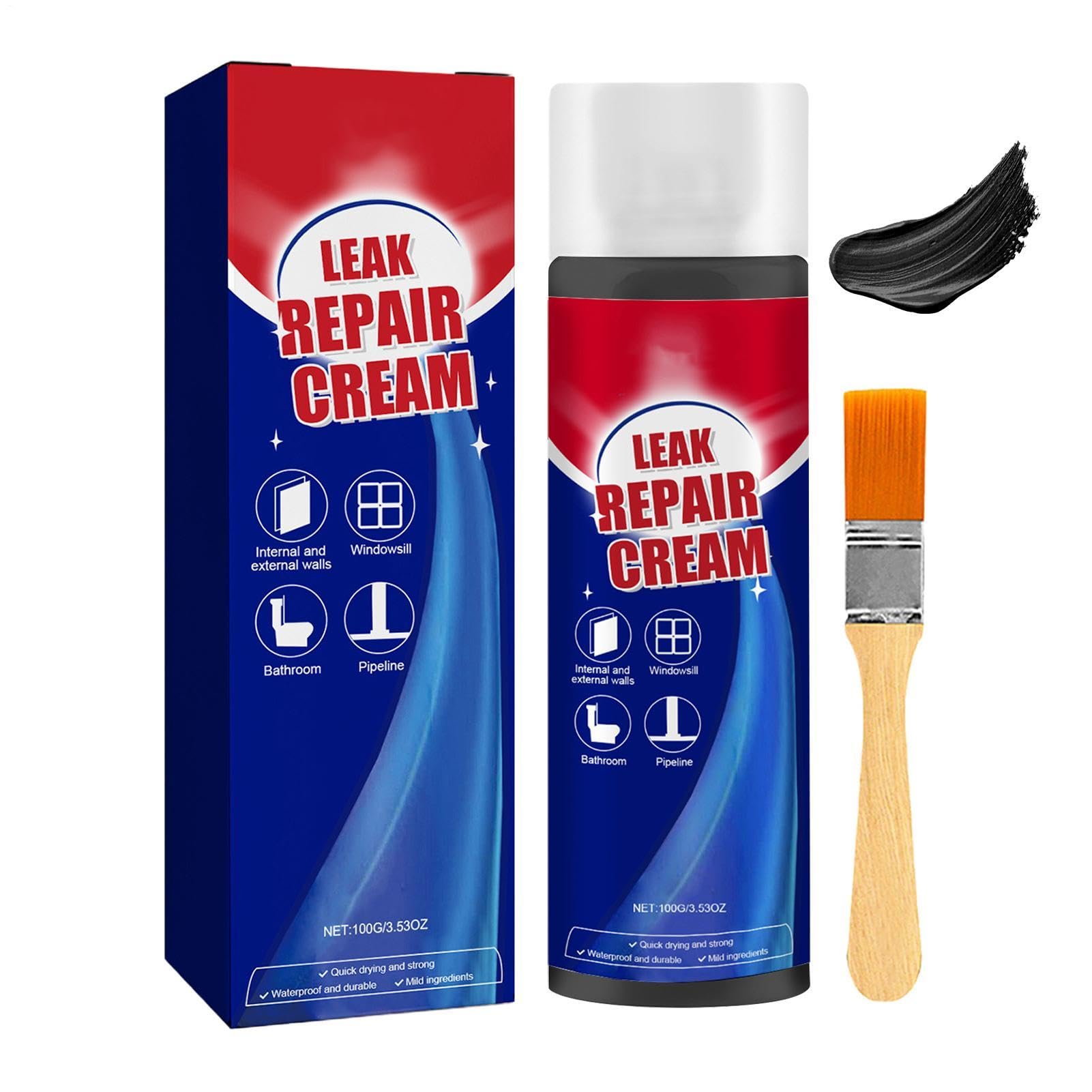 Uszczelniacz w sprayu, nieprzeciekająca naprawa płynów spray, 100 ml, wodoodporna formuła szybkiego suszenia, długotrwałe rozwiązanie uszczelniające do ścian dachowych Rama okienna betonowa pęknięcia