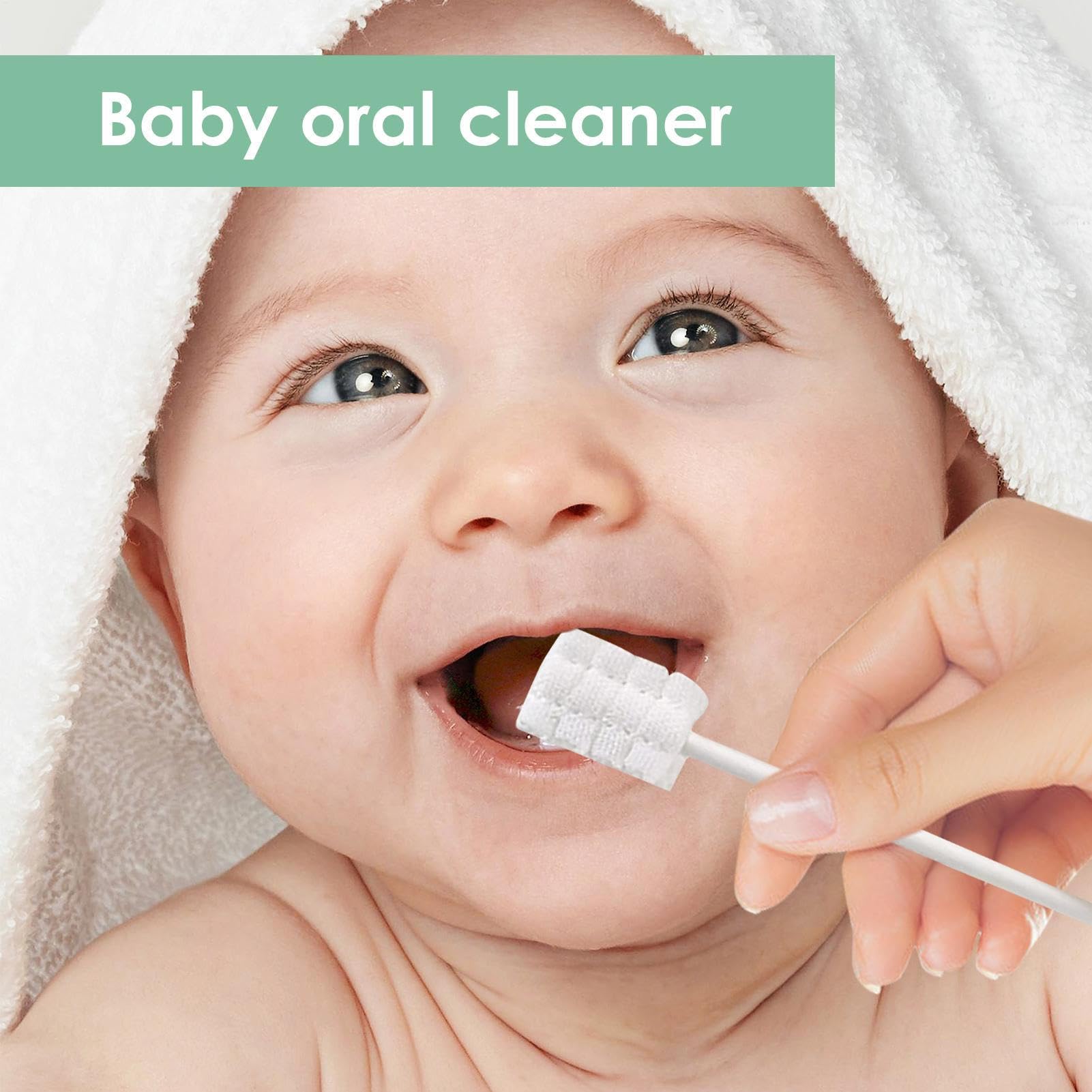 Pulitore per bocca neonato - Spazzolino in garza neonato | 30 pezzi detergente orale per bambini, spazzolino per pulire la lingua, spazzolinos a setole morbide per denti da latte per