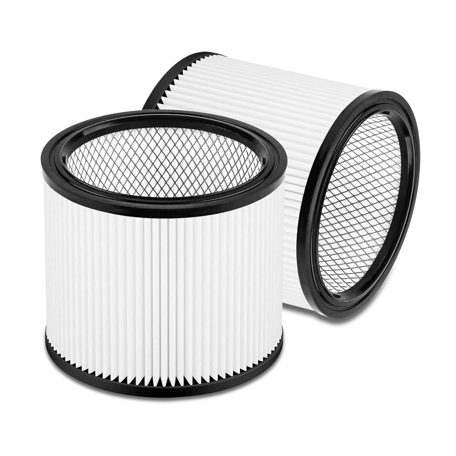Reemplazo de filtro de cartucho, Compatible con ShopVac,90304/90350/90333/903-04-00/9030400 aspiradora en seco y húmedo(2pcs)