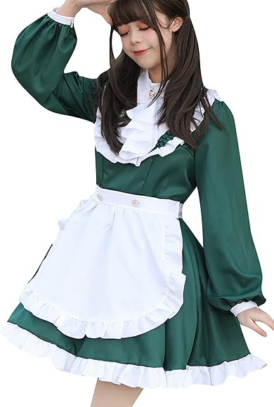 Amazon.co.jp: [OMZIN] 和風 メイド服 ラブリーロリ ユニフォーム 