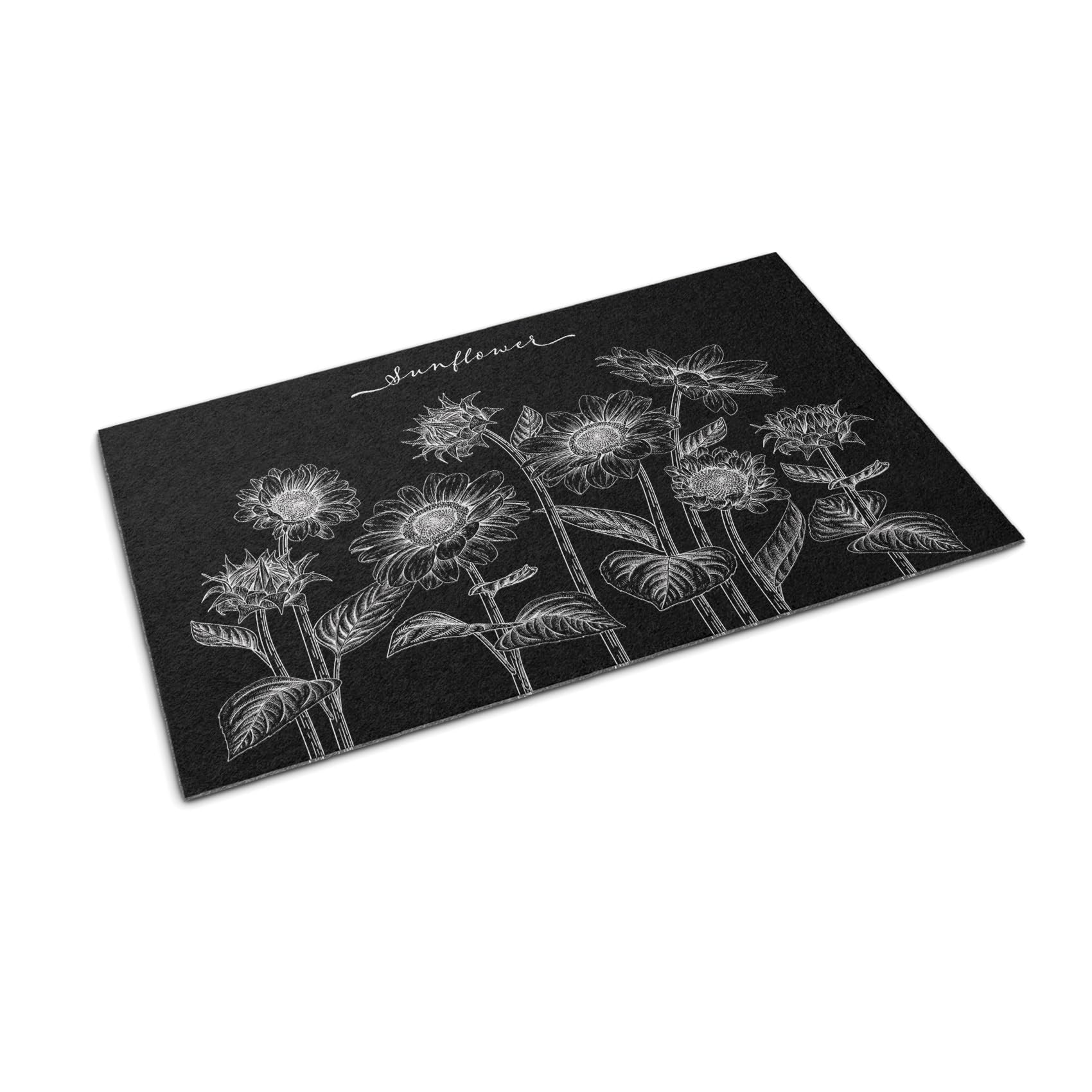 Paillasson Extérieur 60x40 cm Tulup Résistant aux Intempéries Tournesol