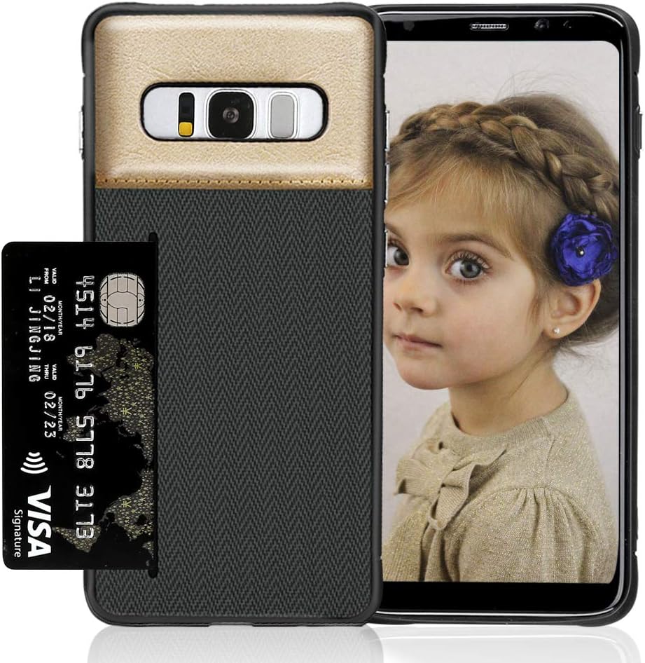 Samsung Galaxy S10 Plus Wallet Case, Galaxy S10 Plus Phone Case with Textured Twill Canvas Style Card Holder Compatible with Samsung Galaxy S10 Plus 2019 Release