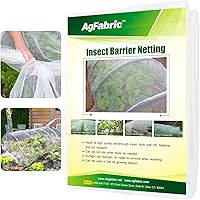 Vista 1 de Red de Jardín Agfabric de 1,98 m x 4,57 m, Barrera de Insectos y Aves para Protección de Jardín, Malla de Cubierta de Fila para Vegetales, Árboles