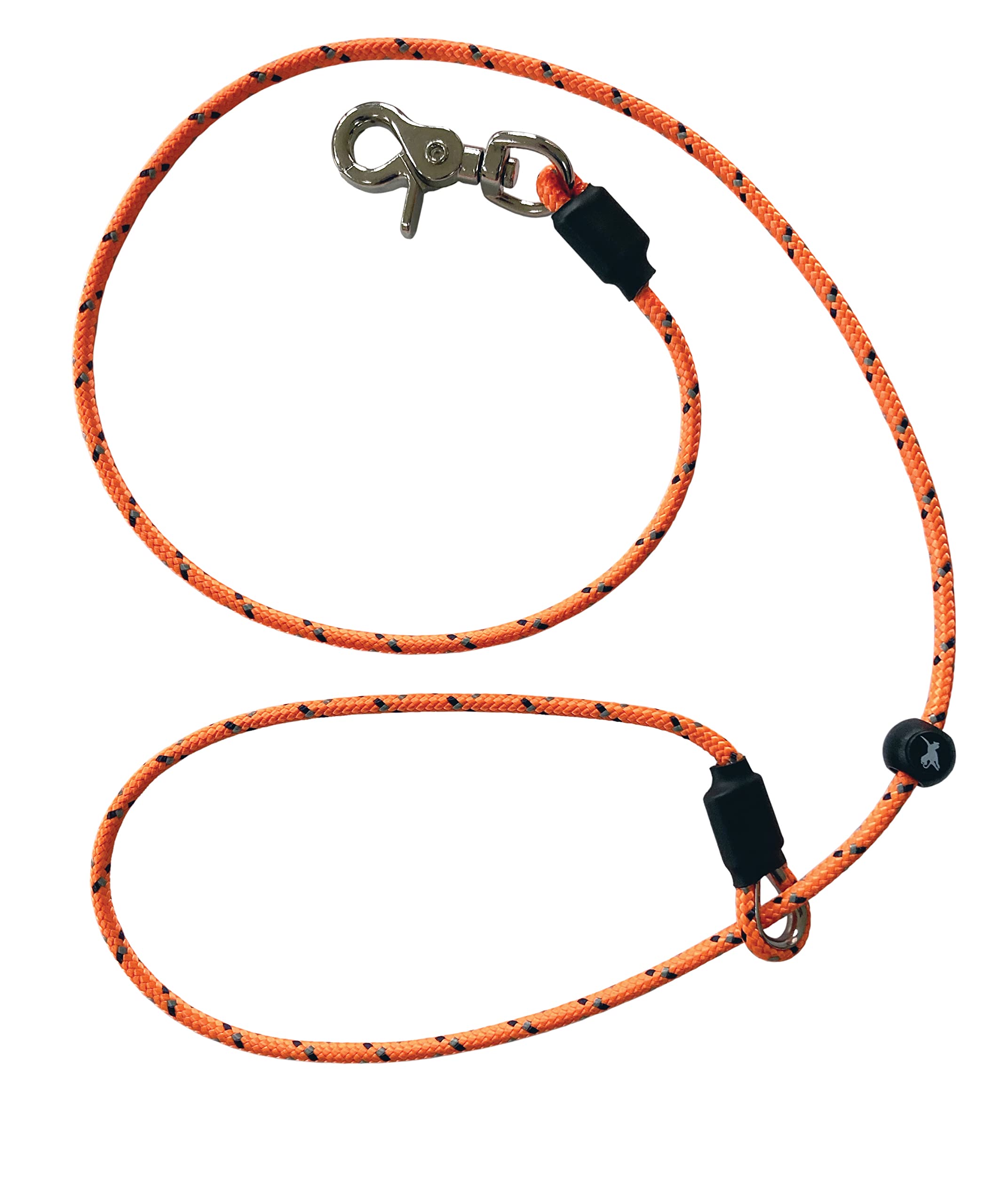 Handsfree Lead - Field Trial Pro Range - 5mm - Spring Loaded Stopper - One Size Fits All and Suitable For All Breeds of Dog with 4 Colour Options (Olive)