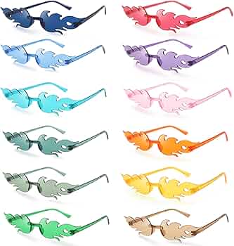 Occhiali Di Carta Per Feste - 12 Pezzi A Tema Animali, Divertenti E Colorati - Per Bambini E Feste In Maschera - Foto 10