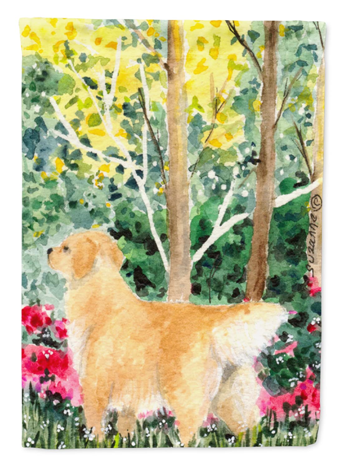 Drapeau Golden Retriever Caroline's Treasures grande taille multicolore pour maison