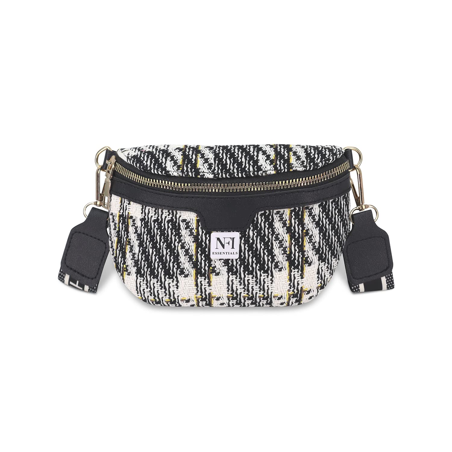 Waist Chest Bag for Women Belt Sling Pouch Crossbody Unisex Crossover Fanny Pack One Side Travel Handy Hiking Zip Bag Multipurpose Canvas Adjustable Thick Strap Shoulder Money Phone Bag