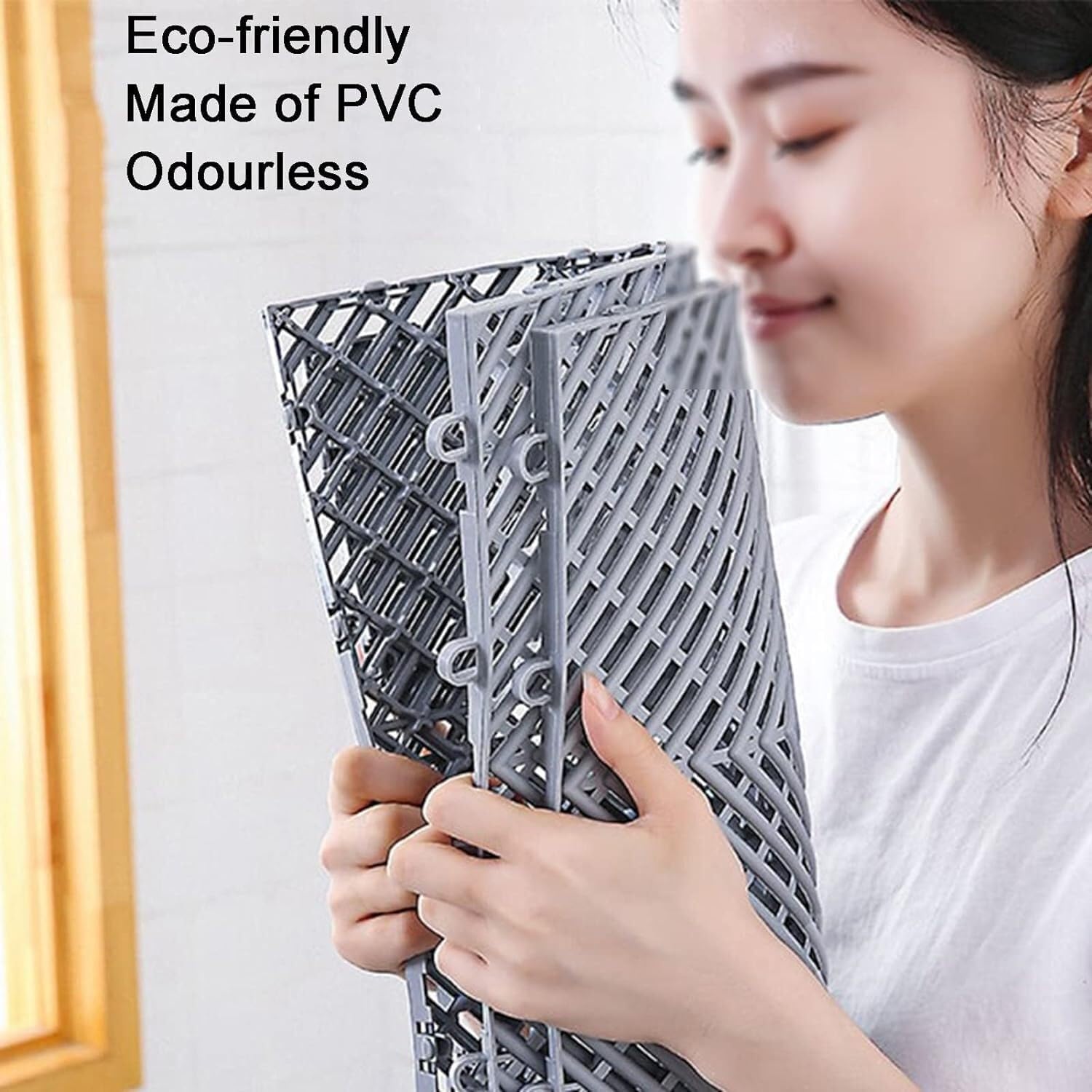 CucCe Drainage ノンスリップフロアマット 排水滑り止めマット