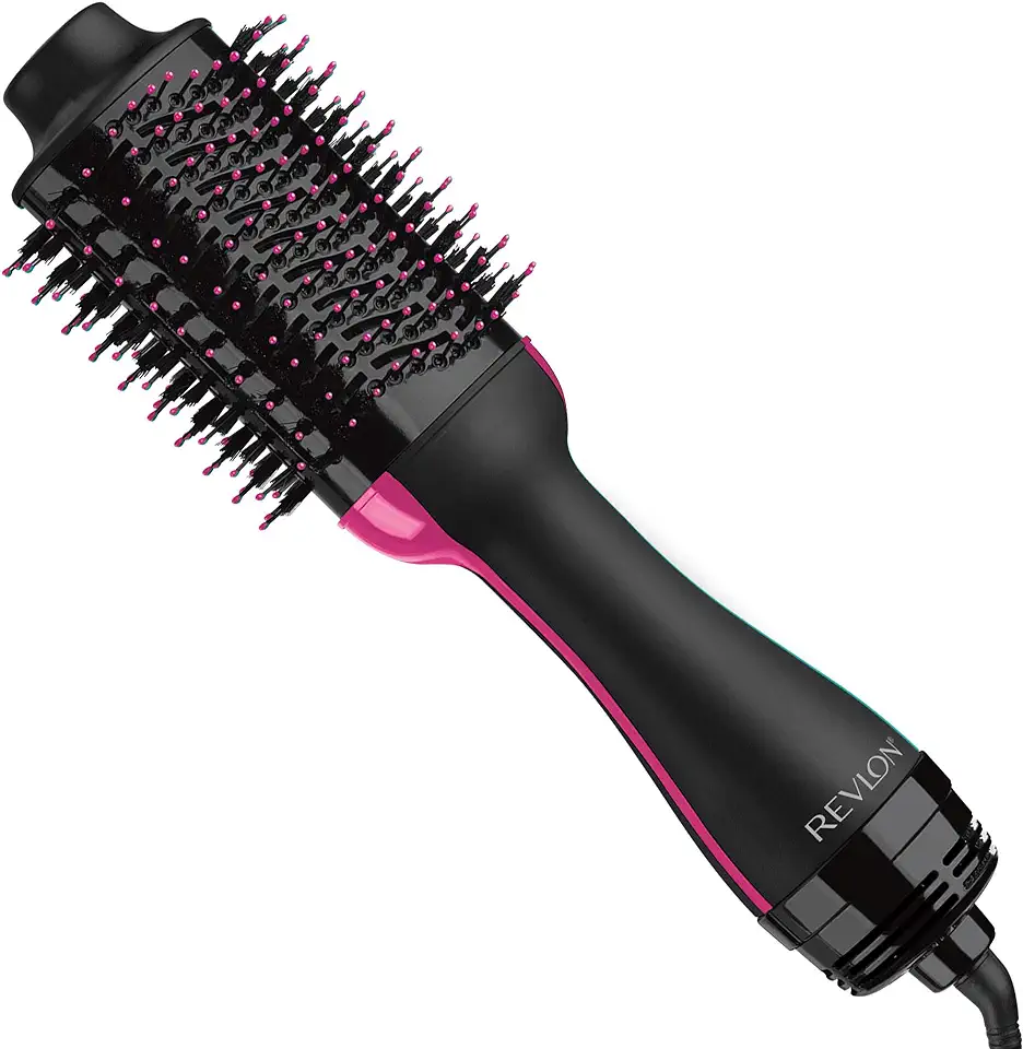REVLON Secador de cabelo iônico de 1100 Watt 3 Heat 2 Speed Pro Collection de um passo e volume