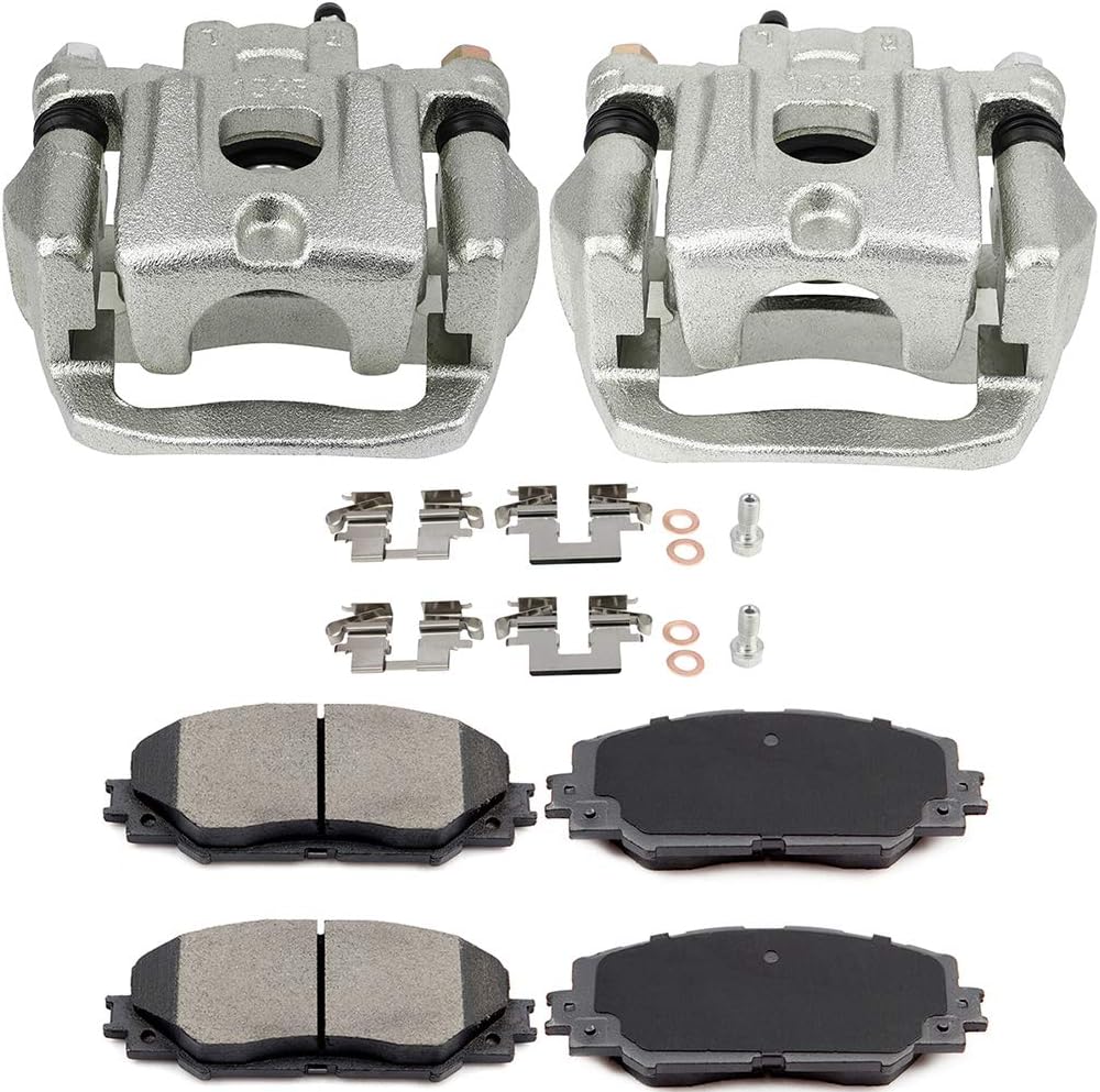 cciyu Brake Caliper with Pads Rear fit For 2004-2006 For Lexus RX330,2007-2009 For Lexus RX350,2006-2008 For Lexus RX400h,2004-2007 For Toyota For Highlander