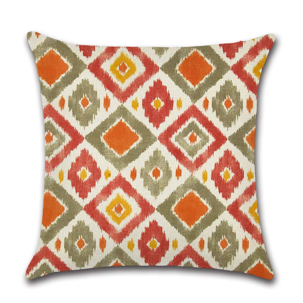 CLVEDU 4Pack Pillow Covers 20x20In Throw Pillow Case Cushion Covers Colorful Printed Throw Pillow Covers - Image 4