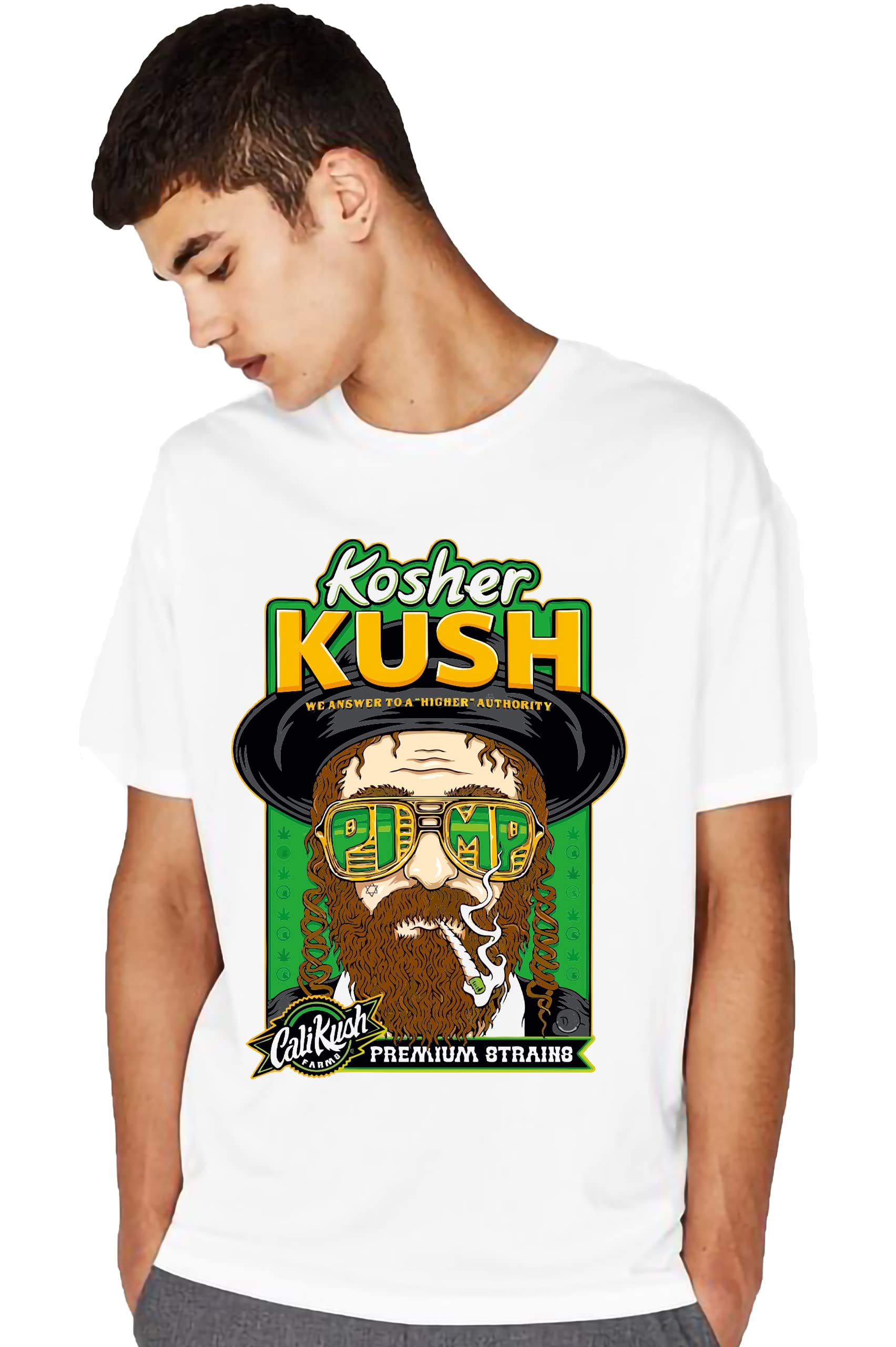 EPIKOOG Kush Graphic Print Oversize Unisex Round Neck Halfsleeve T-Shirt