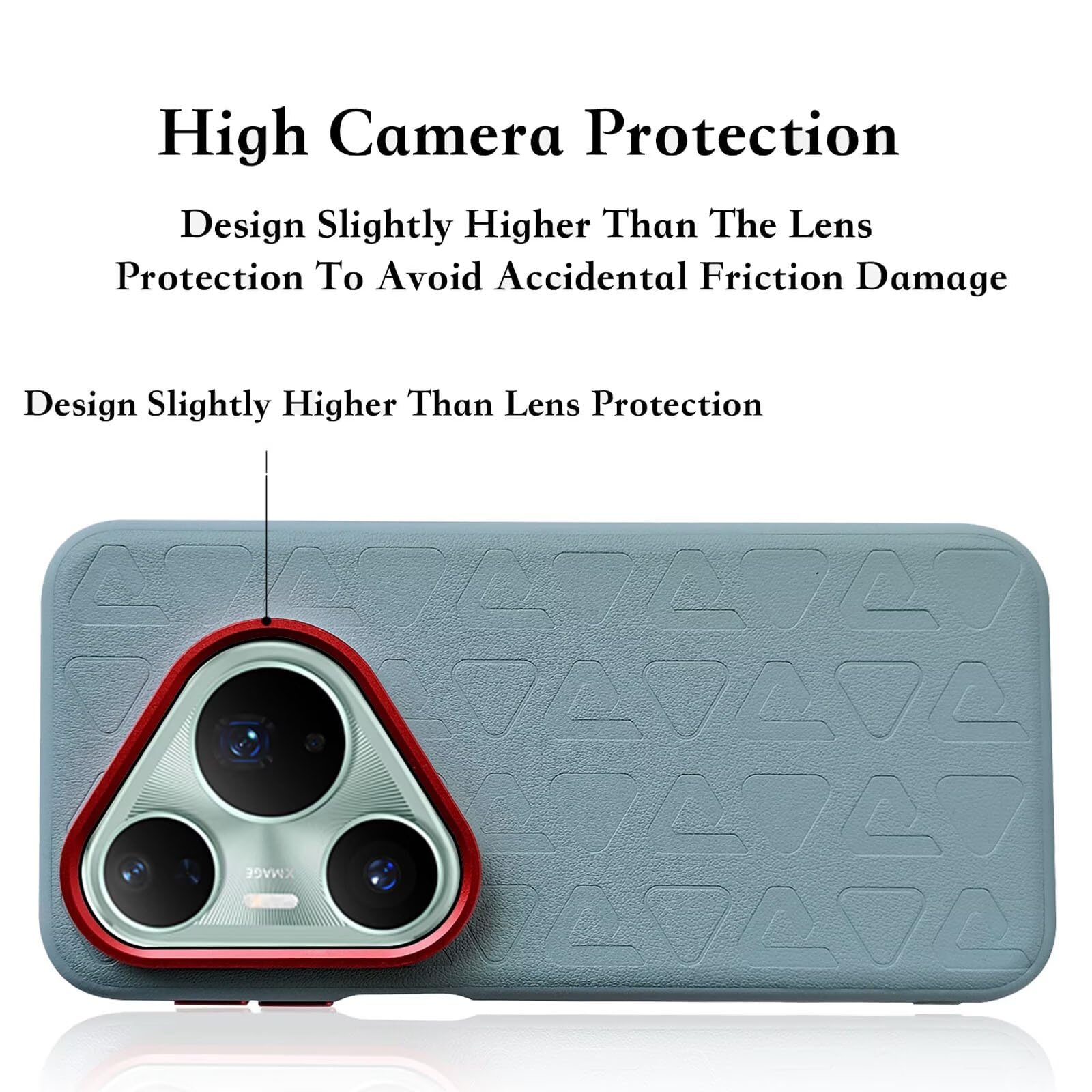 for Huawei Pura 80 Pro Case, Plain Leather Cell Phone Case,Anti Drop,360° Full Coverage Shockproof Phone Case Compatible with Huawei Pura 80 Pro ﻿ Khaki
