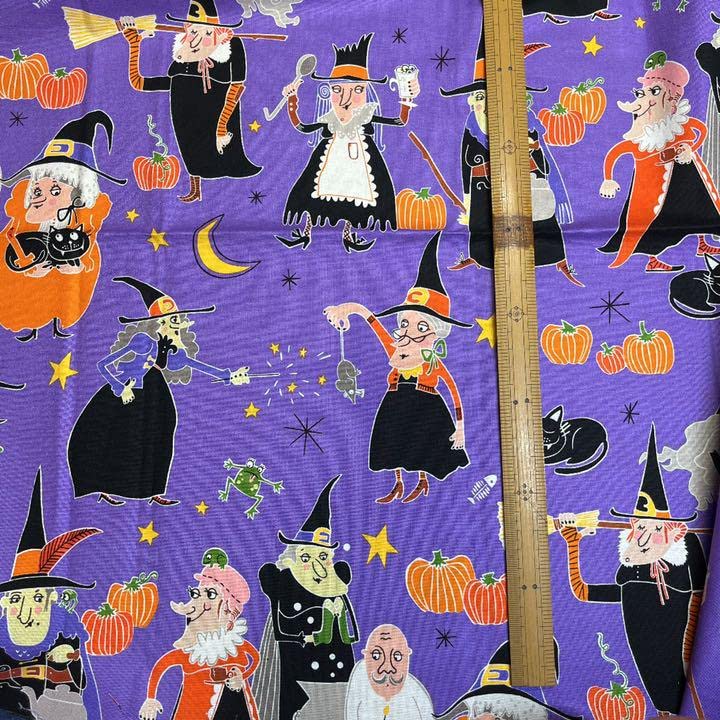 専用出品♡ハロウィンセット♡ハンドメイド　アレキサンダーヘンリー 1点のみ‼️ USA アレキサンダーヘンリー 魔女ハガサのハロウィン