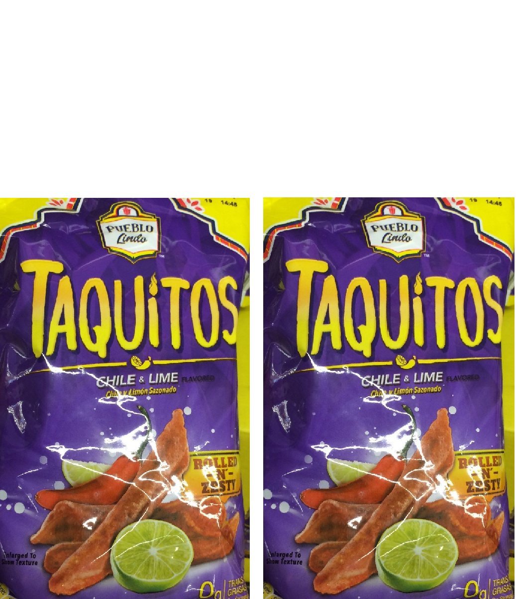 Buy Pueblo Lindo TAQUITOS Rolled Corn Chips chile & lime 9.9 in