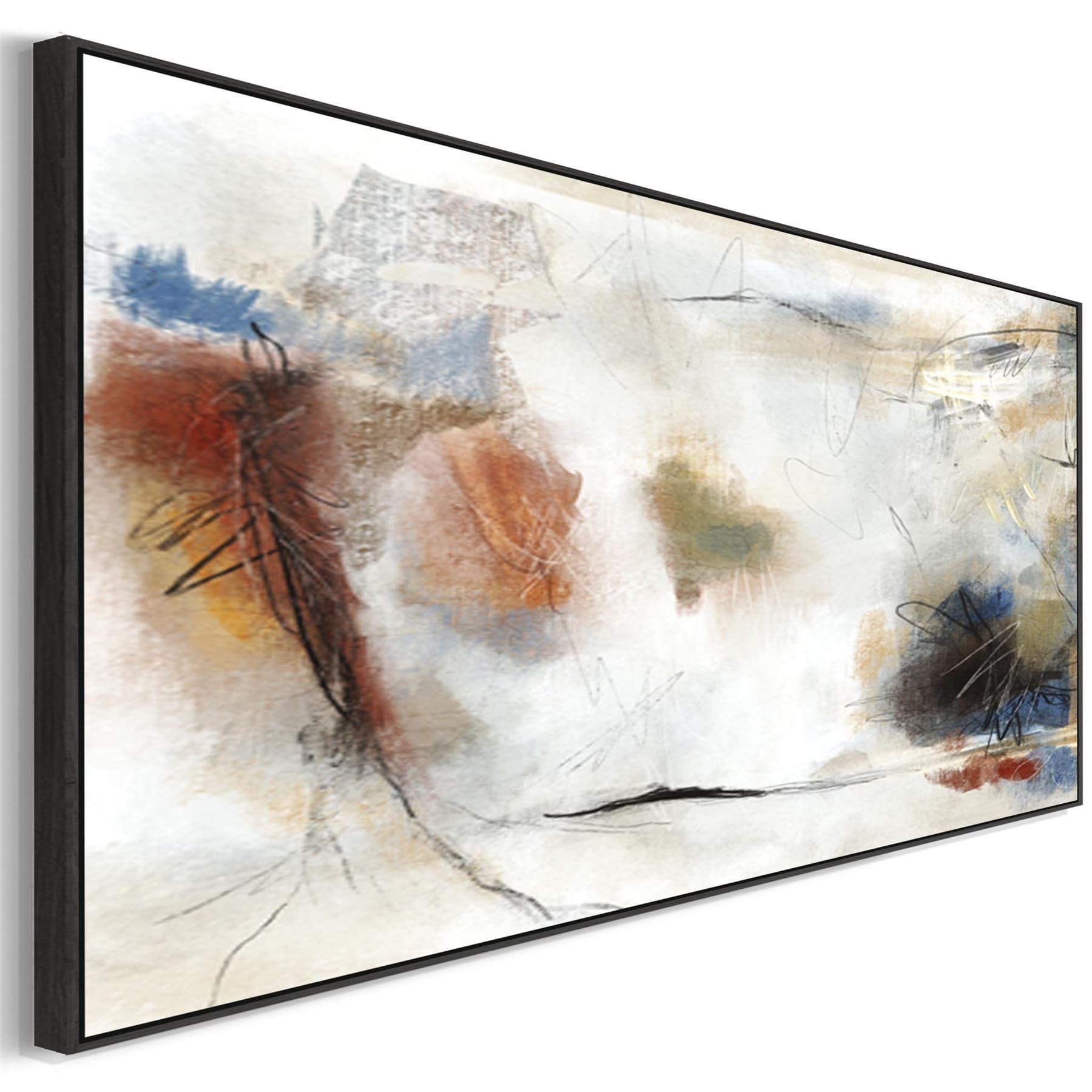 Wallfillers Multi Coloured Colourful Abstract 123cm x 52cm