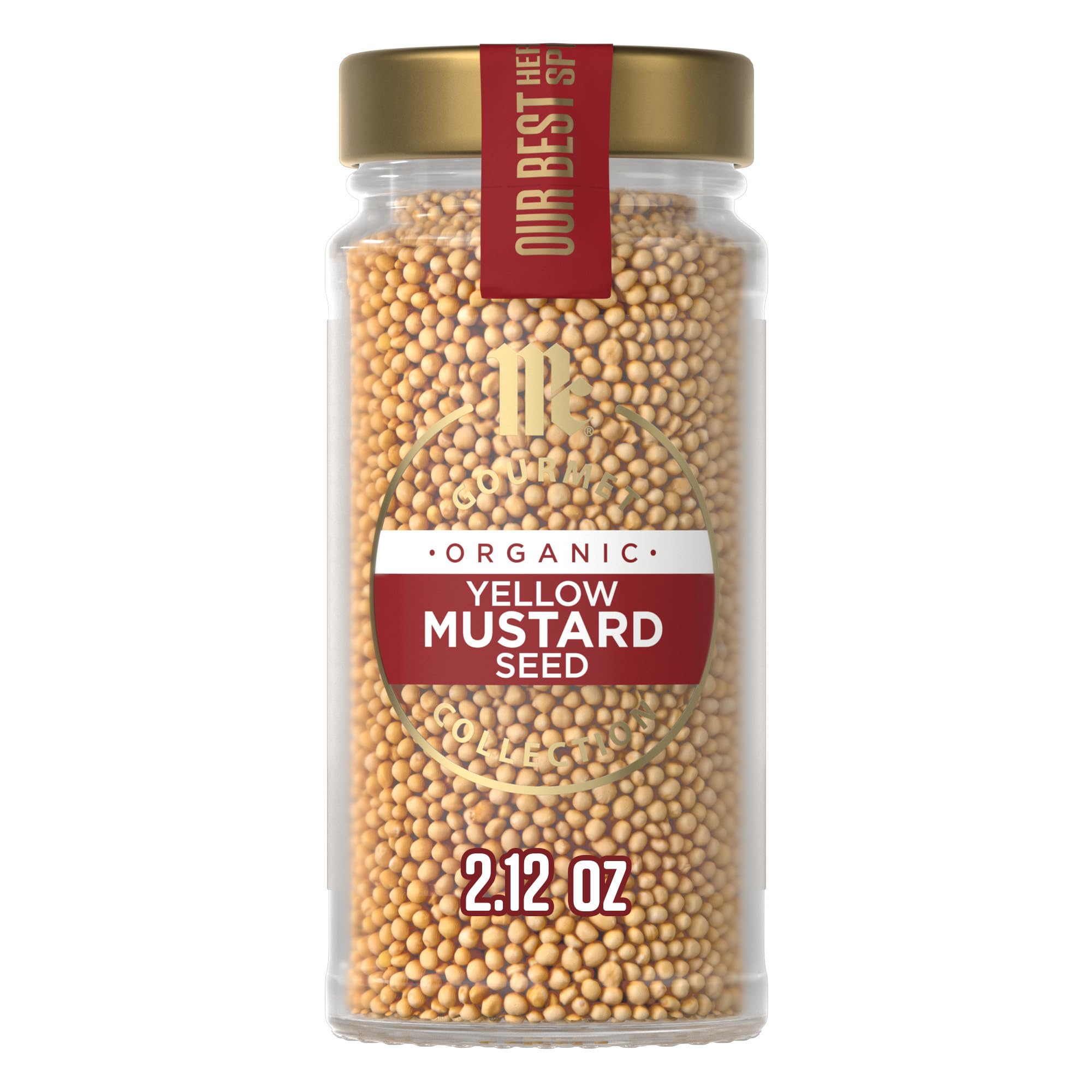 McCormick Gourmet Organic Yellow Mustard Seed, 2.12 oz