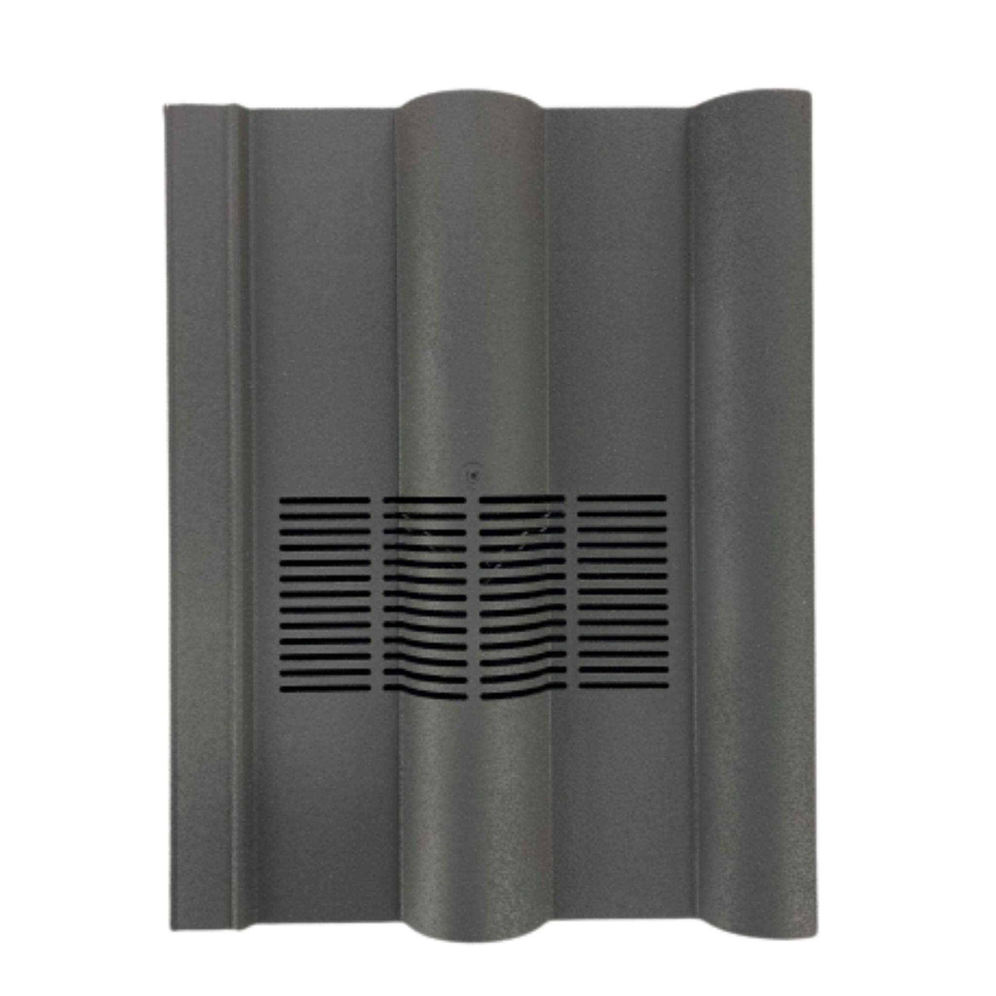 Beddoes Products Roof Tile Vent to Fit Marley or Redland 50 Double Roman Roof Tiles with Flexi Pipe Adaptor (Grey - Sanded)