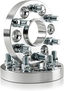 Customadeonly 1 Inch (25mm) hubcentric Wheel Spacers 6x139.7 (6x5.5) Compatible for Ford Ranger 2019-2023, Bronco 2021-2023 6 Lug (2pcs 93.1mm M12x1.5), Ranger 2012-2018 (Eudm) Truck SUV Spacer