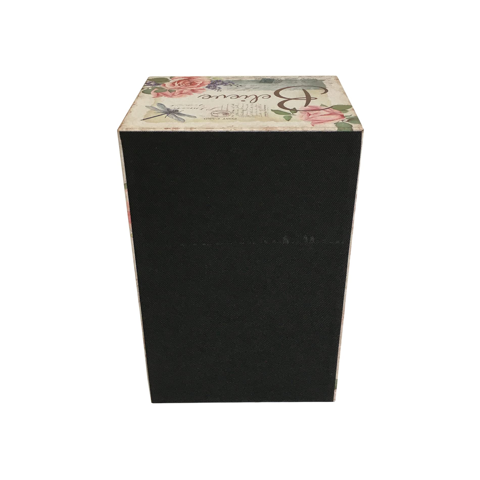 Rebecca Mobili Cassettiera Da Tavolo, Organizer Porta Gioielli, Mdf Canvas, 4 Cassetti Bianco Shabby Rosa, Organizzazione Trucchi Bijoux - Misure: 32 x 16 x 20 cm (HxLxP) - Art. RE6626