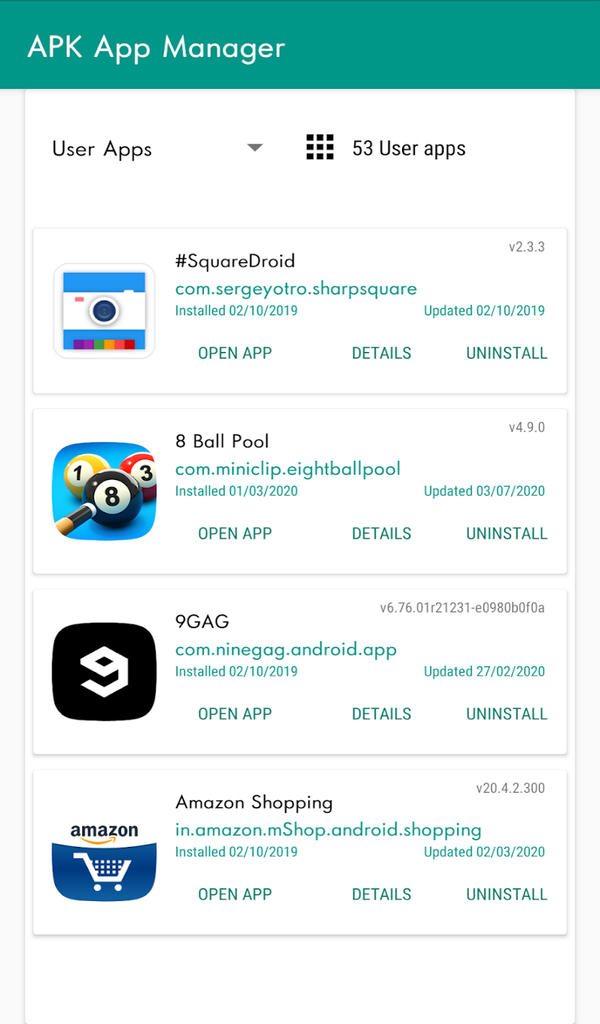 All Application Manager | APK App Manager - App on Amazon Appstore