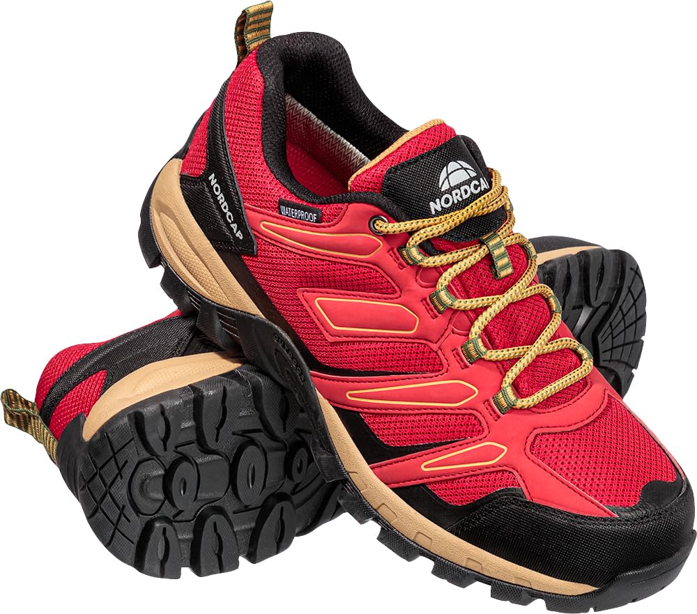NORDCAP wasserdichte Trekkingschuhe für Damen und Herren, robuste Sportschuhe mit griffiger Profilsohle, Outdoor Sneaker – leicht & vielseitig, Gr. 37-46
