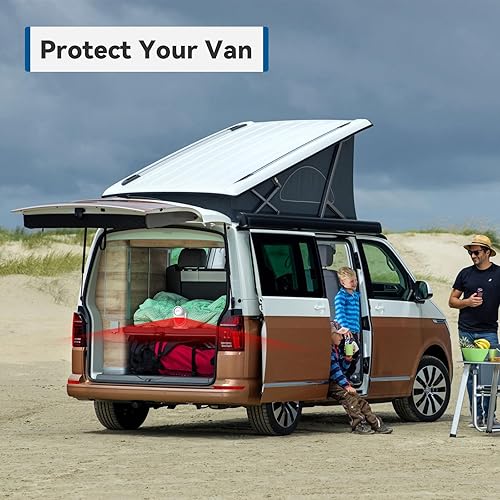 Miniatura 6 de CPVAN Alarma con sensor de movimiento fuerte de 125 dB con control remoto de 328 pies (detector PIR de 40 pies, baterías), detector de movimiento de